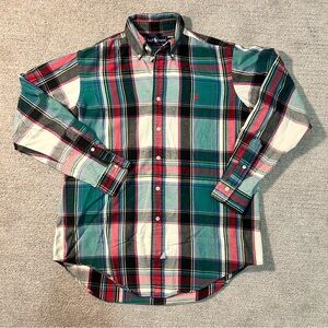 Men's Polo Ralph Lauren Plaid Button Down - Size M